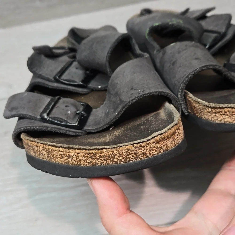 Birkenstock Women Milano Sandals Flats shoes sz 41/10 Regular